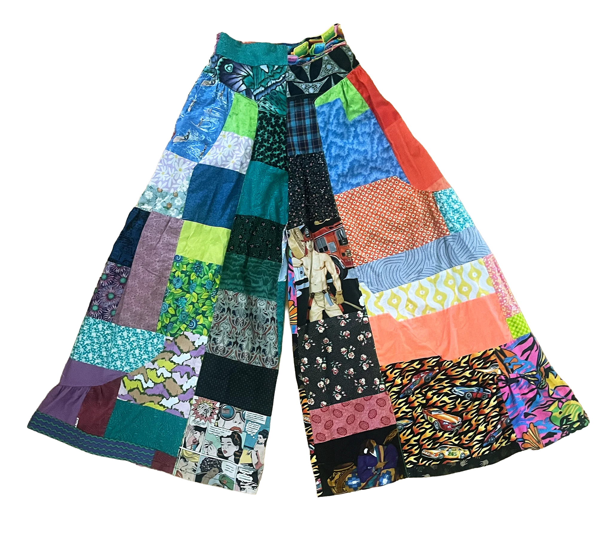 Patchwork pants